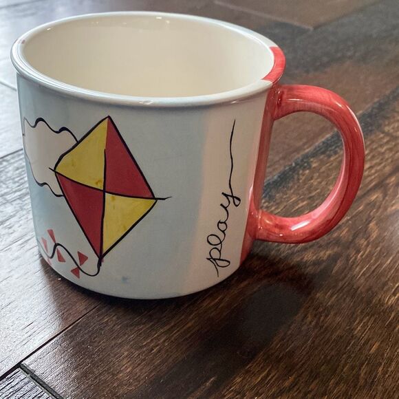 Eddie Bauer home lot of four mugs 14oz learn play relax dream coffee tea fall wi - Picture 5 of 10